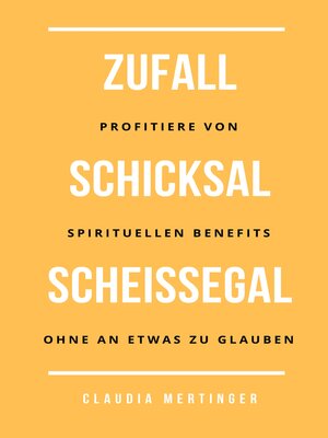 cover image of Zufall Schicksal Scheißegal